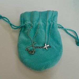 Tiffany X Pendant necklace - authentic
